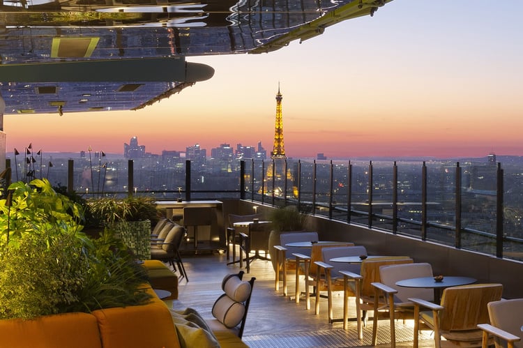 Terrasse hôtel Pullman Paris Montparnasse