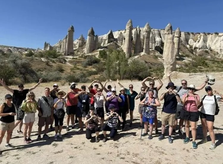 Groupe de voyageurs Traditours en Turquie