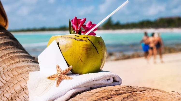 Cocktail dans les Caraïbes