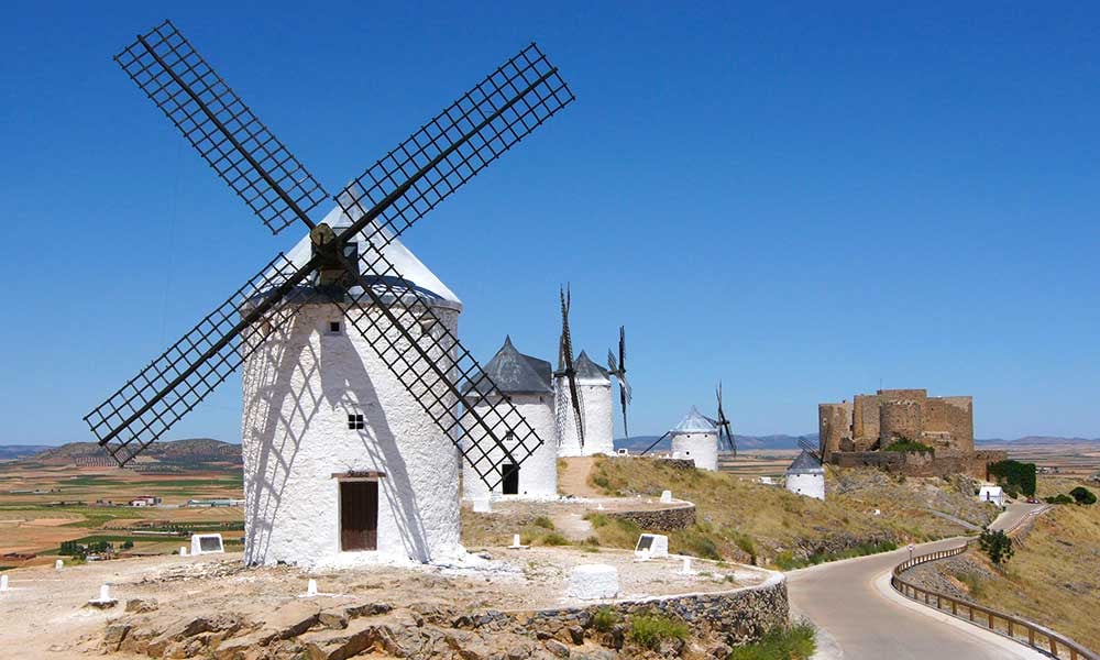 Voyages-Espagne-Castille-La Manche-Consuegra-moulins