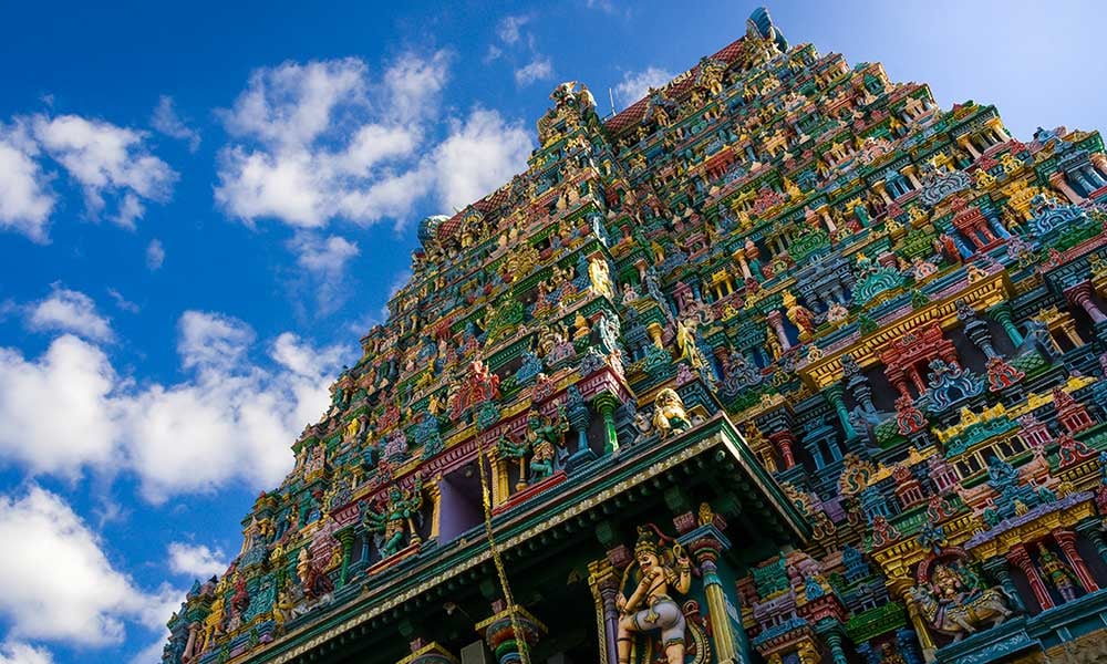 Temple Sri Meenakshi en Inde