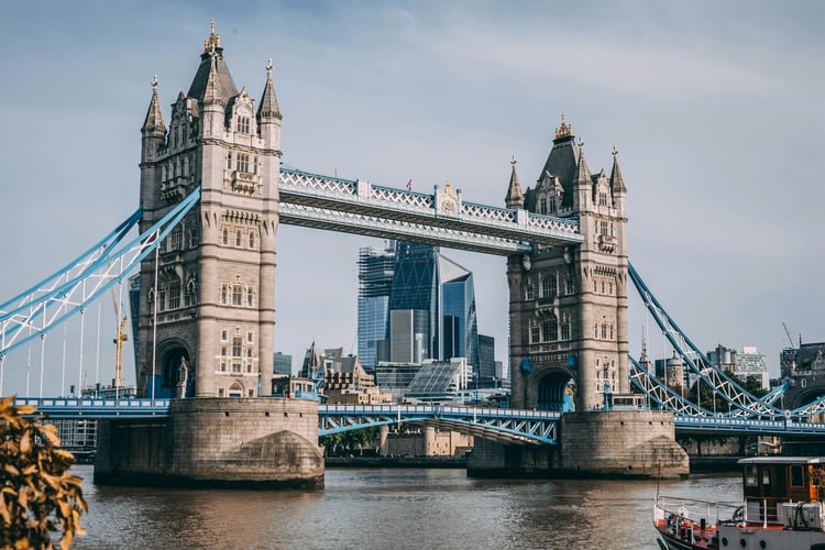 Tower Bridge en Angleterre