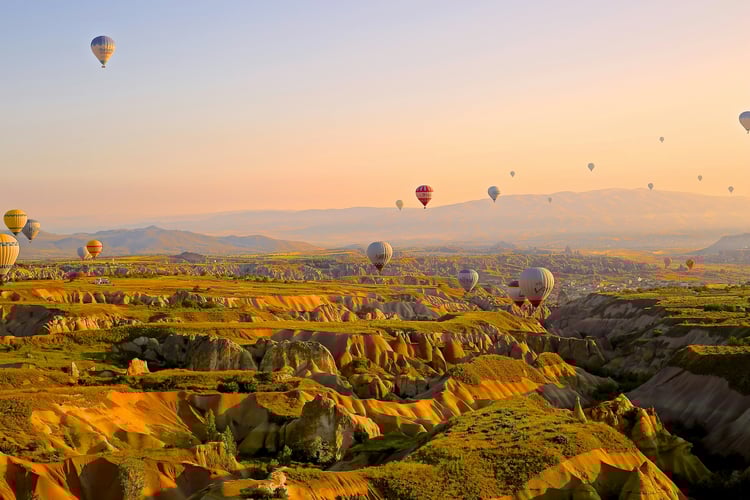 Montgolfières en Turquie