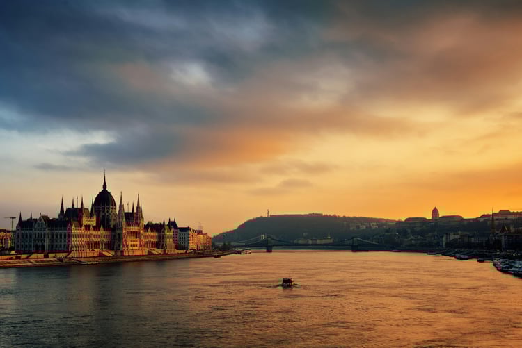 Le Danube à Budapest