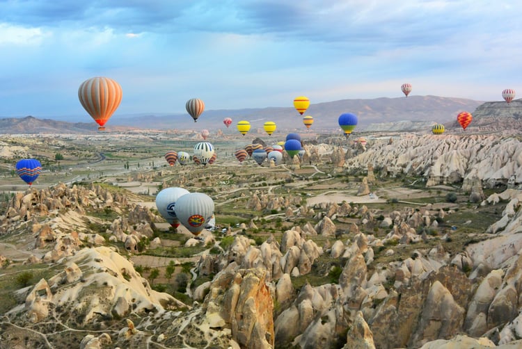 Montgolfières à Cappadoce